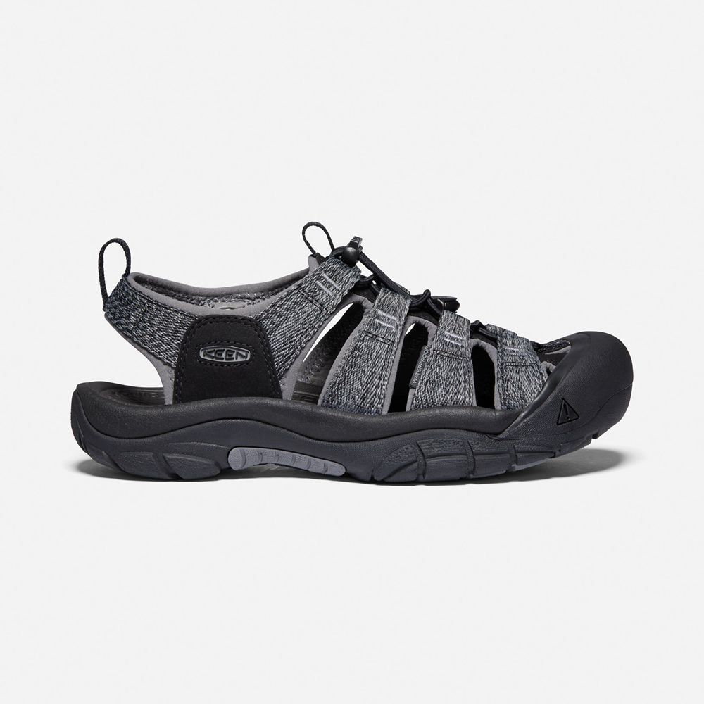 Keen Outdoor Sandalet Erkek Siyah/Gri - Newport H2 - Türkiye DWUT70259